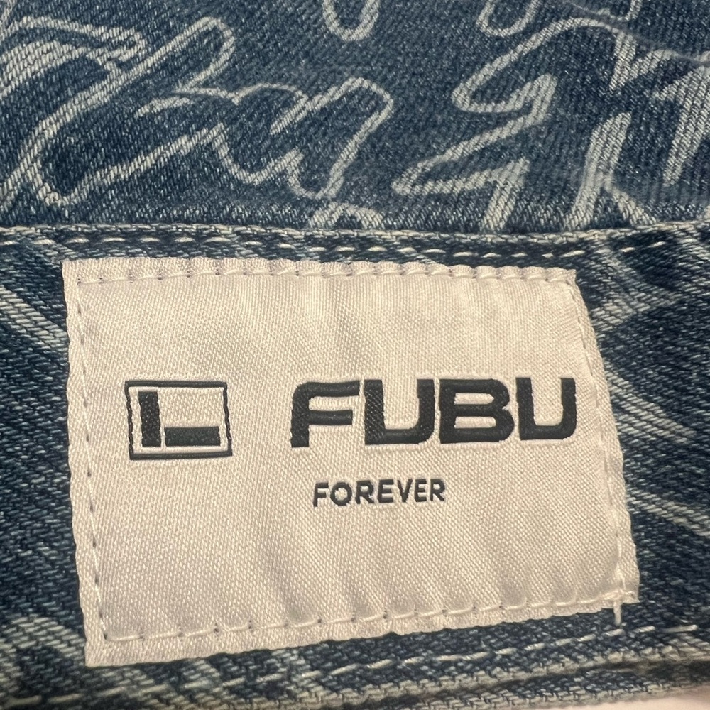 Forever 21 x Fubu Cropped Denim Jacket - Picture 8 of 8